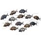 Maple and Jade 24" x 45" Fish Wall Decor in Blue, Brown and Silver, , large