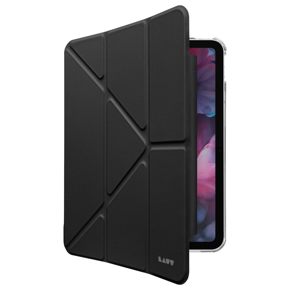 LAUT Huex Folio Versatile Stand Case with Stylus Pen Slot for iPad Air 11" in Black, , large
