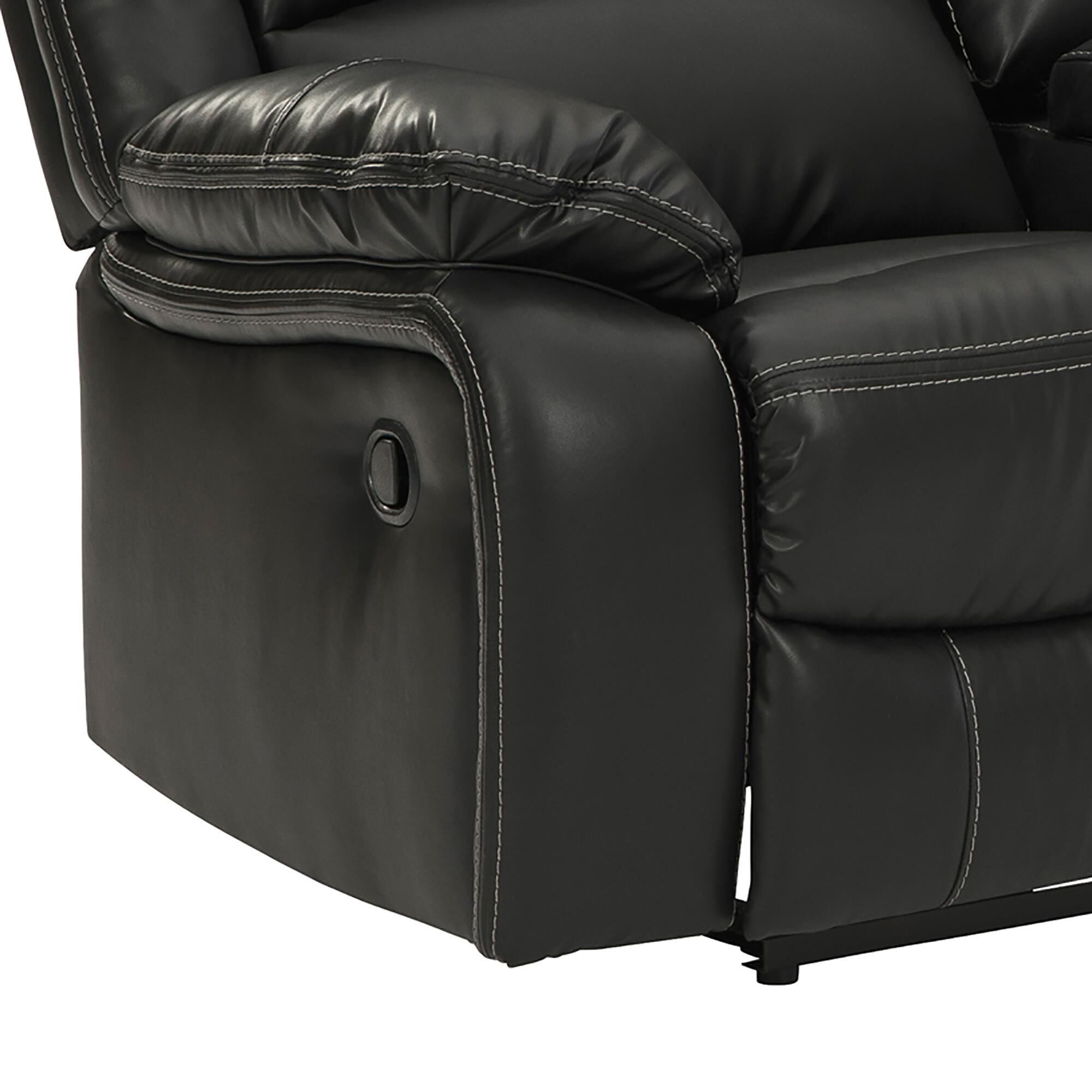 Calderwell power reclining loveseat discount with console