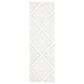 Safavieh Micro-Loop MLP262F 2"3" x 7" Gray and Ivory Runner, , large
