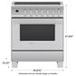 Fisher & Paykel 30" Classic Induction Range with 4 Burners in Stainless Steel, , large