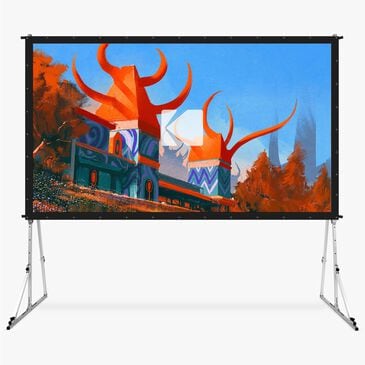 Kodak 150 Projector Screen with Stand - Fast Fold Front Projection Screen with Tripod & Case, , large