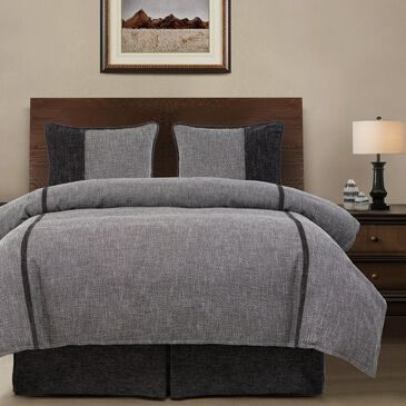 HiEnd Accents Hamilton 3-Piece Twin Comforter Set in Black, White and Gray, , large