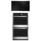 GE Profile 2-Piece Kitchen Package with 30" Smart Built-In Convection Double Wall Oven and 36" Induction Cooktop in Stainless Steel, , large