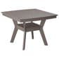 Amish Country Coastal 44" Square Dining Table in Sand and Weatherwood, , large