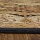 Feizy Wagner 8943F 8" x 10" Black and Multicolor Area Rug, , large