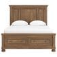 Ashley Feddinger Queen Panel Storage Bed in Chestnut Brown, , large