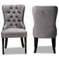 Baxton Studio Remy Side Chair with Grey Cushion in Espresso (Set of 2), , large