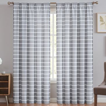 Pem America Truly Soft Maddow 2-Piece Window Panel Pair in Grey, , large