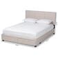 Baxton Studio Netti Queen Storage Bed with Beige Upholstered in Black, , large