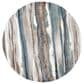 Central Oriental Structures Torrent Maisie Dusk and Multicolor 7"10" Round Area Rug, , large