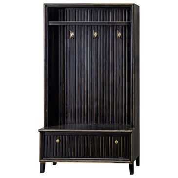 Rustic Root Classic Riley Hall Tree with Drawer in Golden Black, , large