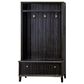 Rustic Root Classic Riley Hall Tree with Drawer in Golden Black, , large