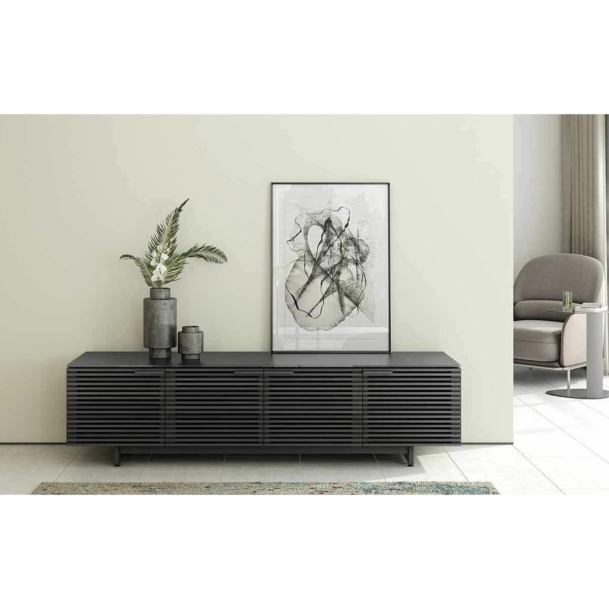 BDI Corridor Media Unit in Charcoal | Nebraska Furniture Mart