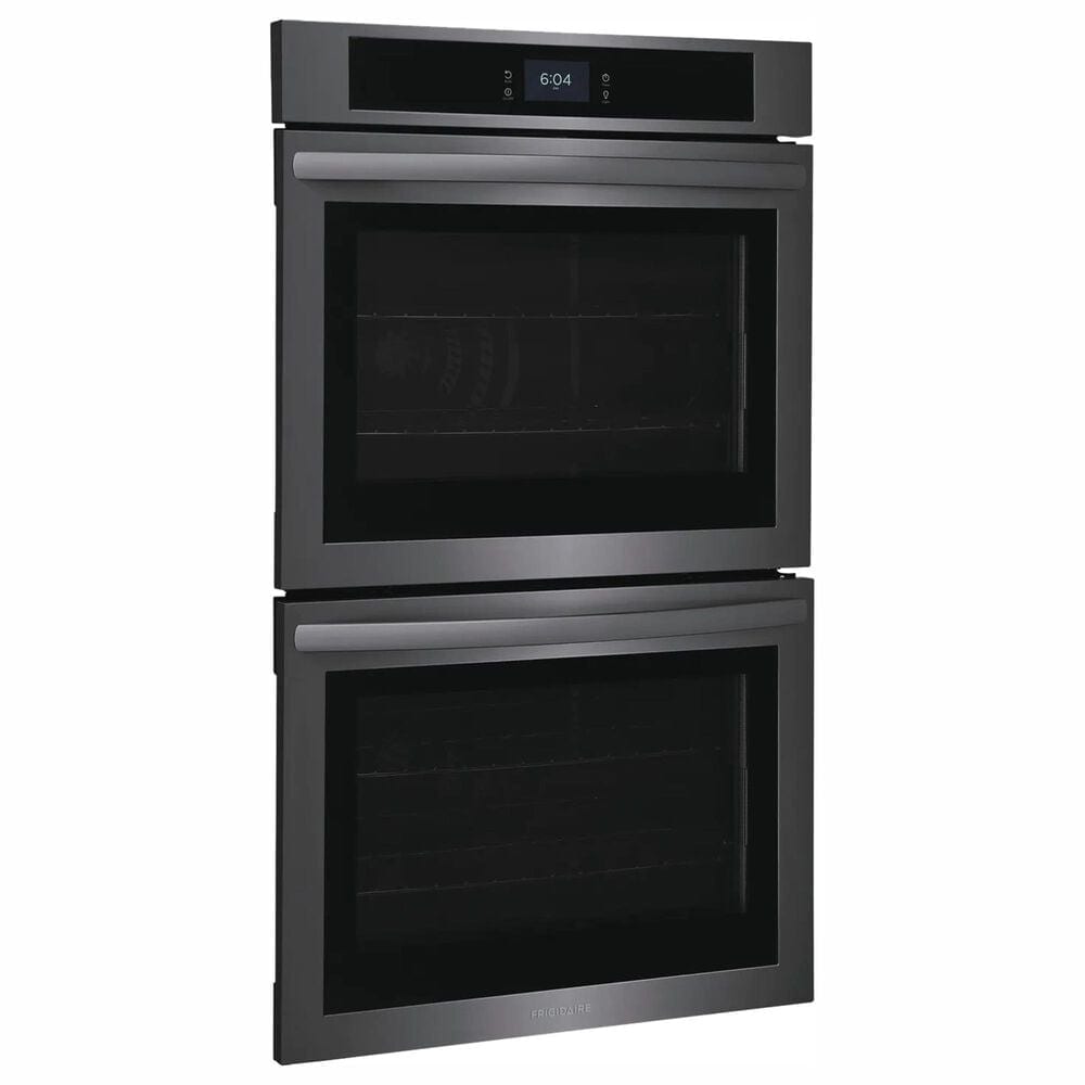 Frigidaire 30&quot; Double Electric Wall Oven with Fan Convection in Black Stainless Steel, , large