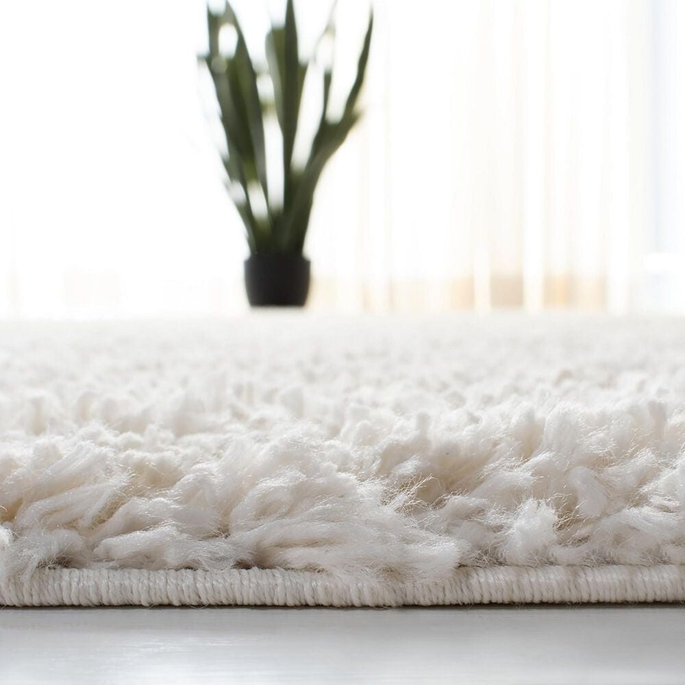 Safavieh August Shag AUG200C 9&#39; x 12&#39; Ivory Area Rug, , large