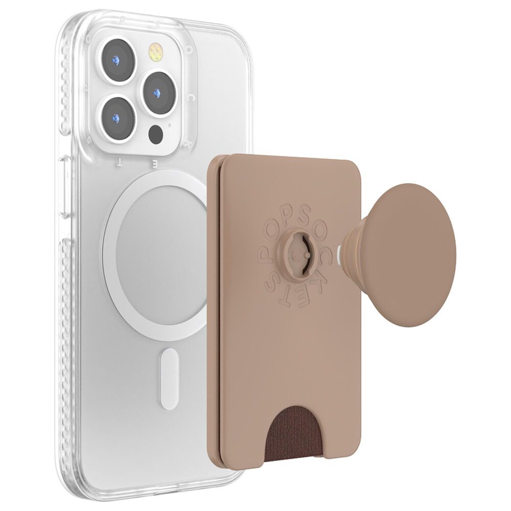 PopSockets MagSafe PopWallet in Latte, , large