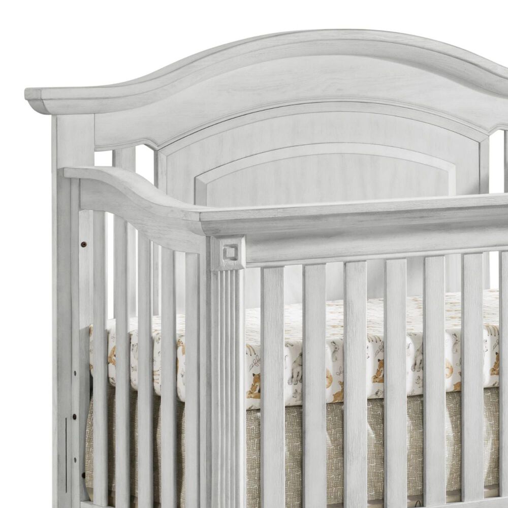 Oxford Baby London Lane 4-In-1 Convertible Crib in Vintage White, , large