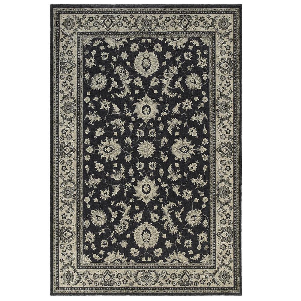 Oriental Weavers Richmond 117H 9"10" x 12"10" Charcoal Area Rug, , large