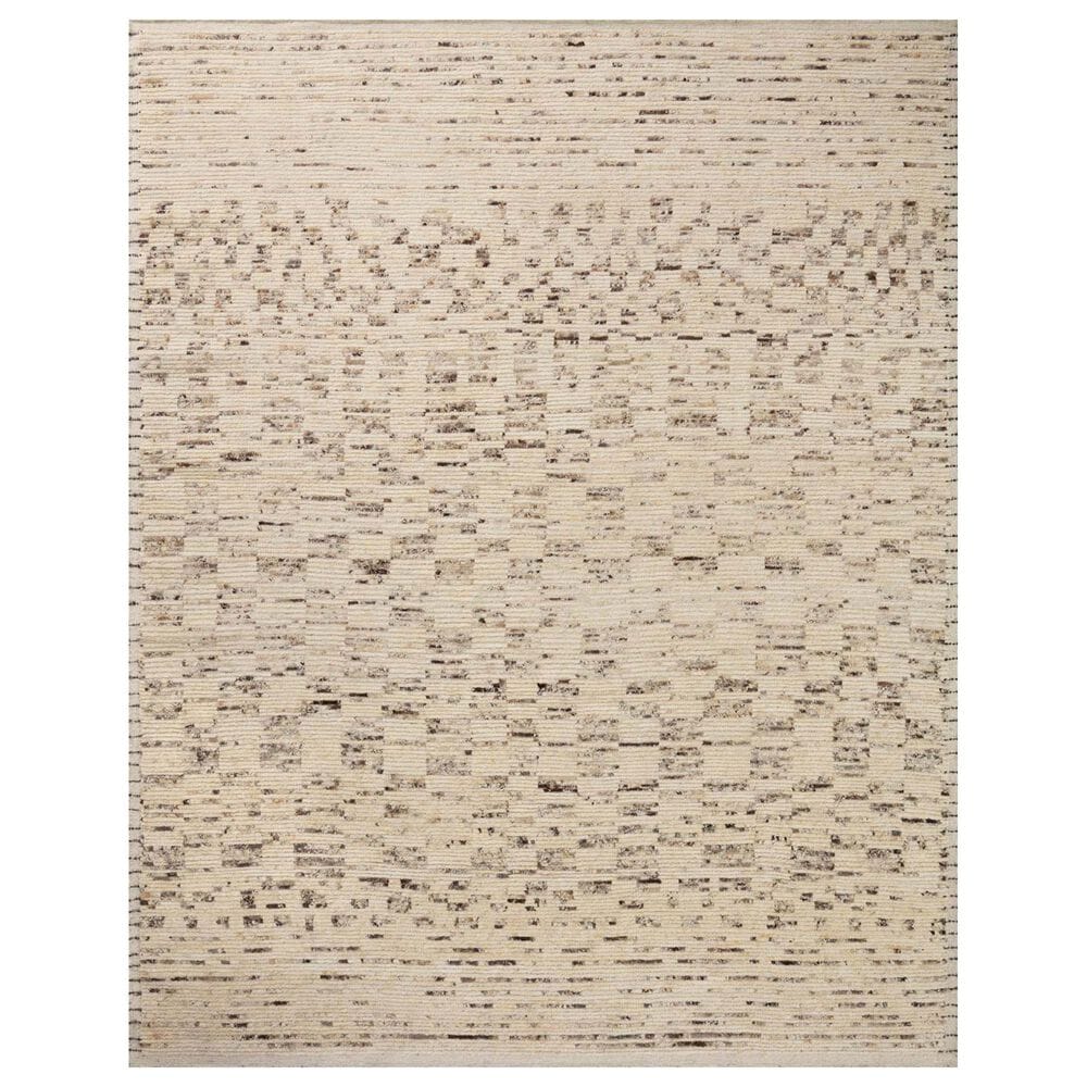 Amber Lewis x Loloi Briyana 2" x 3" Natural and Granite Area Rug, , large