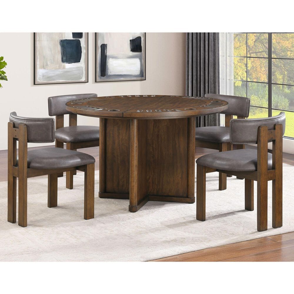 Crystal City Cambridge Game Chair in Brown, , large