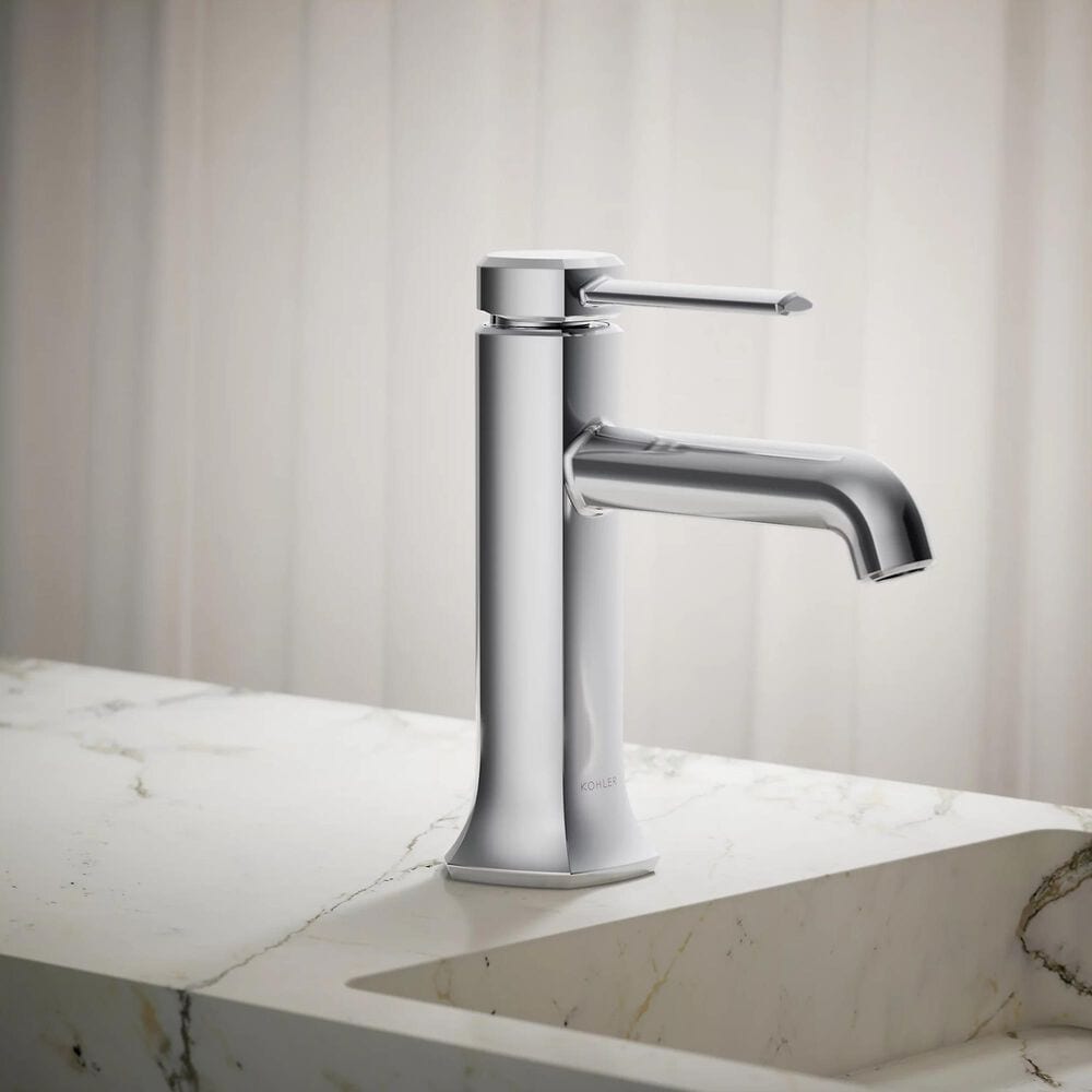 Kohler Occasion Single-Handle Bathroom Sink Faucet in Polished Chrome, , large