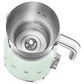 Smeg 20 Oz Retro Style Milk Frother in Pastel Green and Polished Chrome, , large