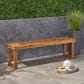 Hearth and Haven Nestor Patio Bench in Natural, , large