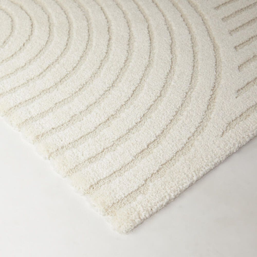 Balta Rugs Caserio 6&#39;7&quot; x 9&#39; Cream Area Rug, , large