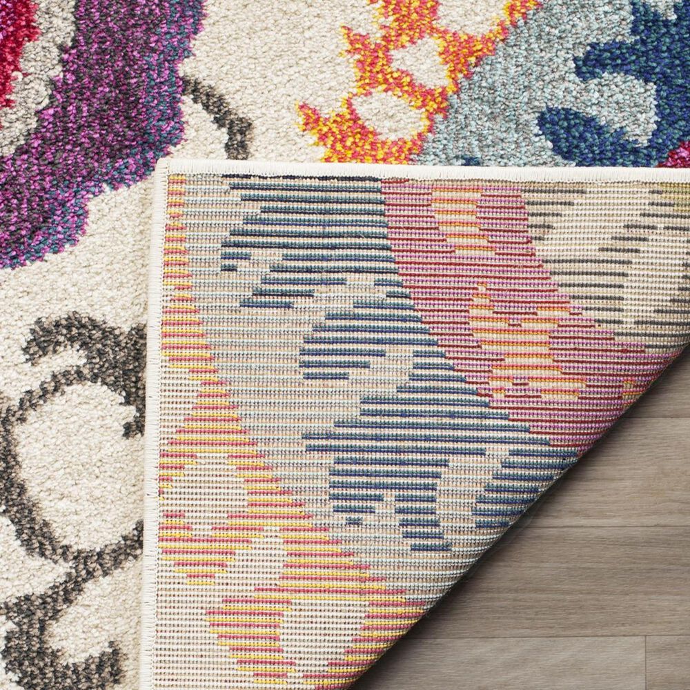 Safavieh Monaco MNC233A-3 3&#39; x 5&#39; Ivory/Multi Area Rug, , large