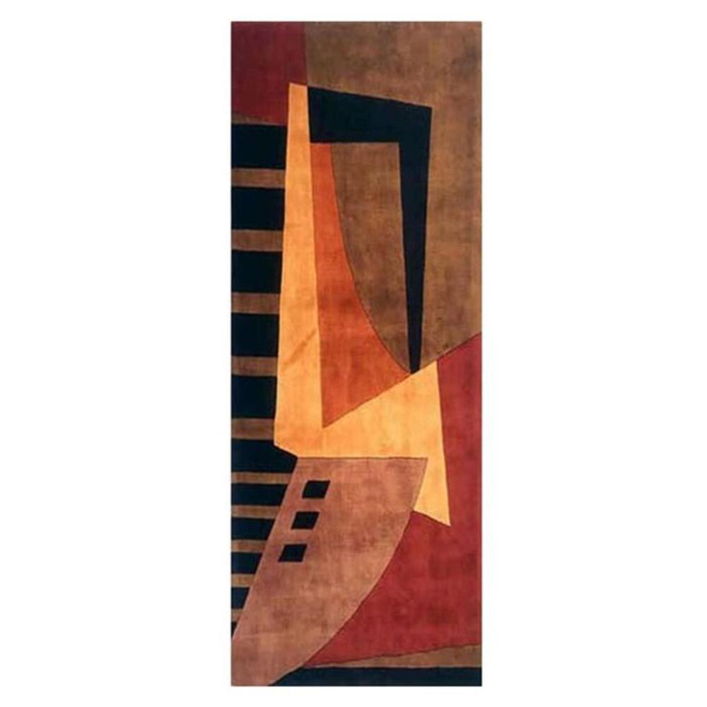 Momeni New Wave NW-022 2"6" x 8" Pomegranate Runner, , large