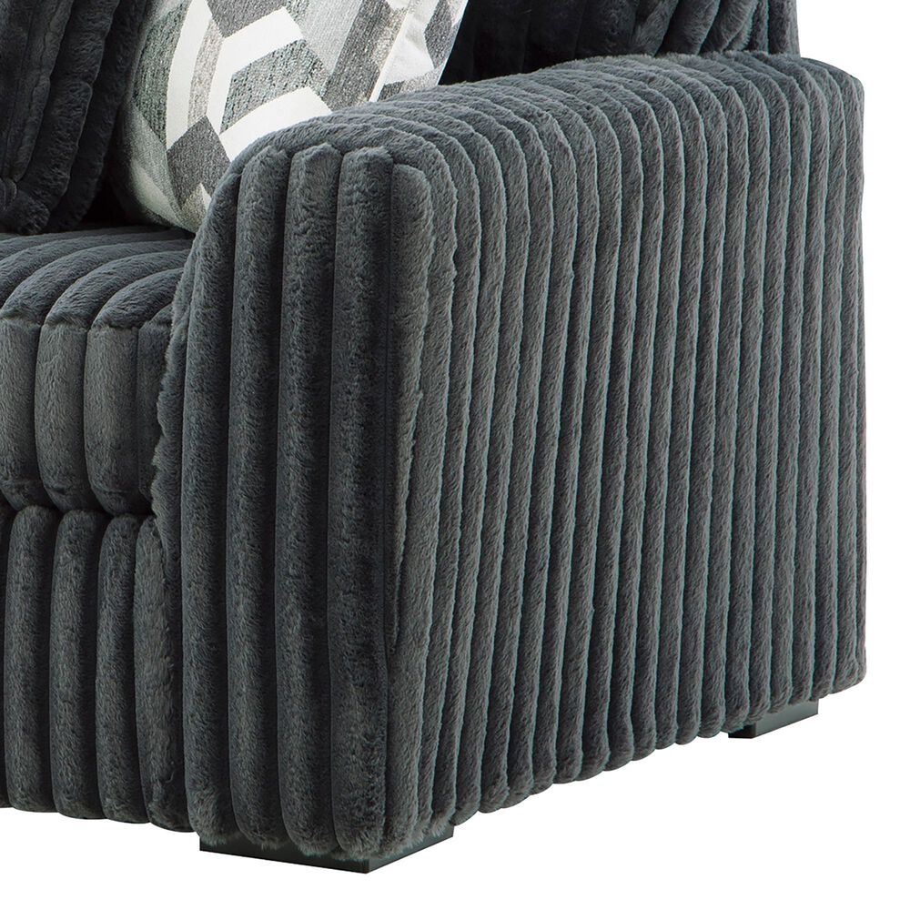 Ashley Midnight-Madness 2-Piece Left Facing Sectional with Chaise in Gunmetal, , large