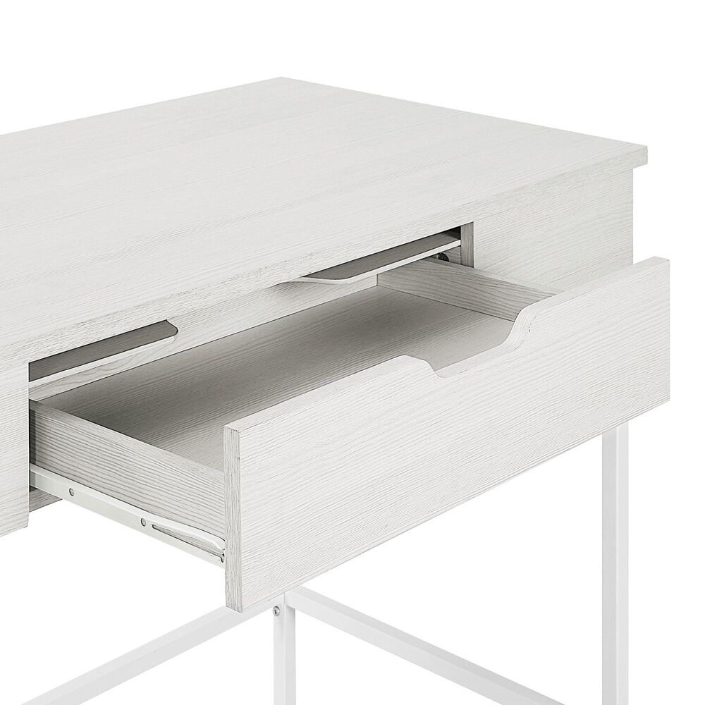 OSP Home Contempo Sit-To-Stand Adjustable Height Desk in White Oak, , large