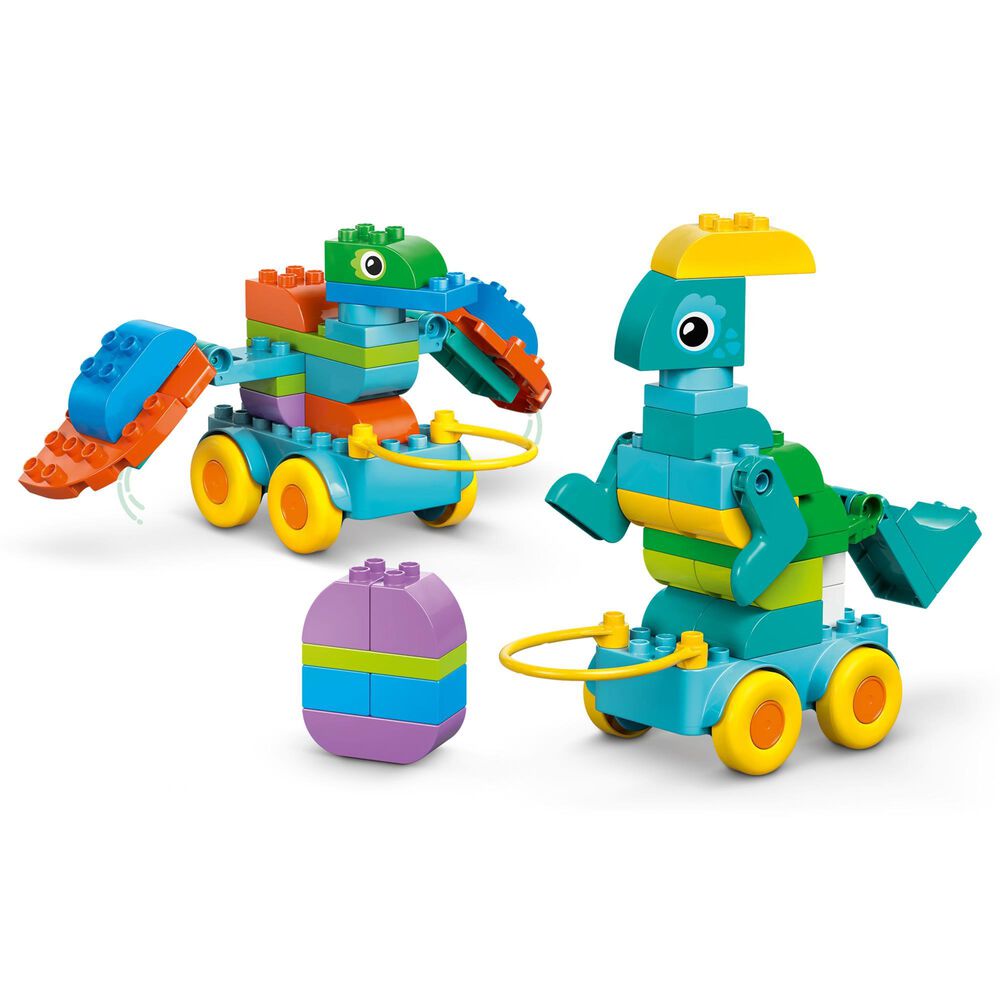 LEGO Duplo 3-In-1 Dinosaurs on Wheels Building Set, , large