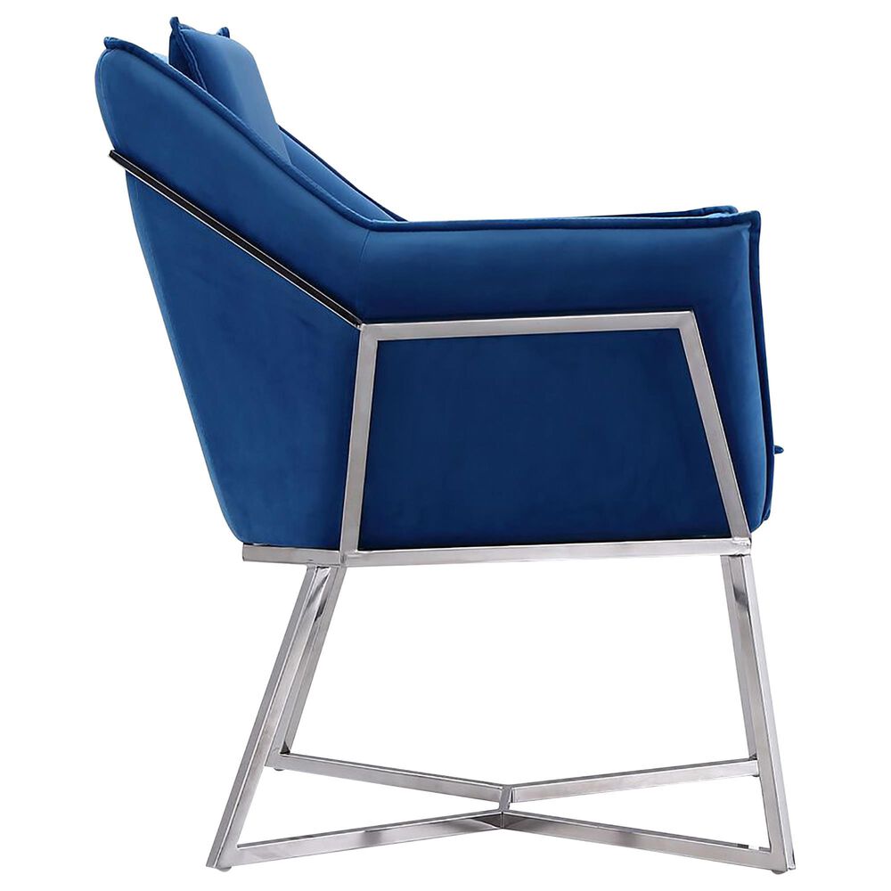 Dayton Origami Arm Chair in Blue, , large