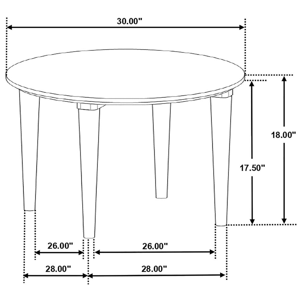 Coaster Aldis Coffee Table in White, Gray and Natural, , large