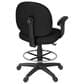 Regency Global Sourcing Comfort Series Swivel Computer Task Chair with Adjustable Arms and Drafting Kit in Black, , large