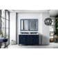 James Martin Vanities Brittany 60" Double Bathroom Vanity in Victory Blue with 3 cm Eternal Jasmine Pearl Quartz Top, , large
