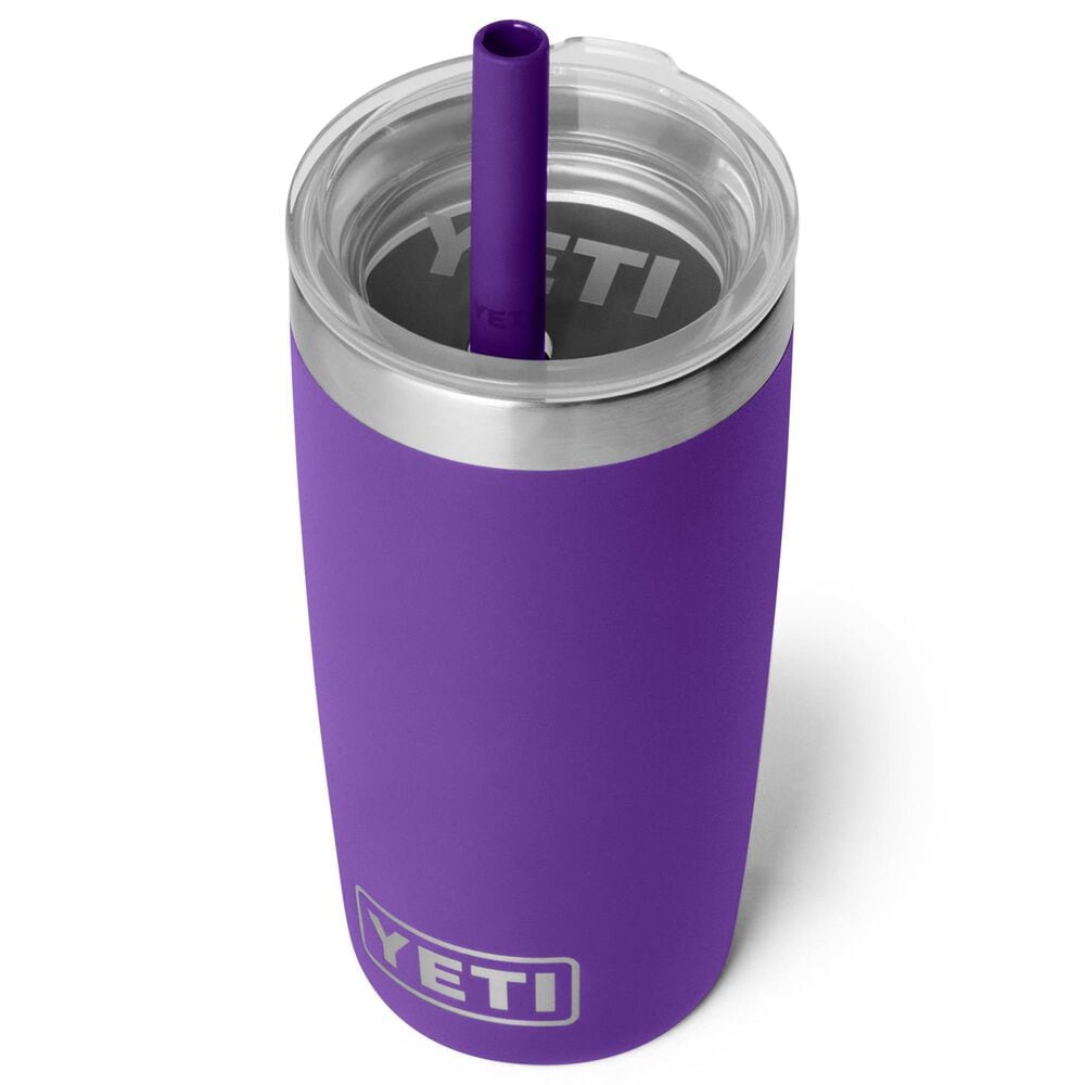YETI Rambler Jr 10 Oz Tumbler with Silicone Straw Lid in Pace Purple, , large