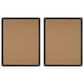 Uttermost Winterland 39" x 31" Abstract Wall Art in Ochre, Deep Charcoal and White (Set of 2), , large