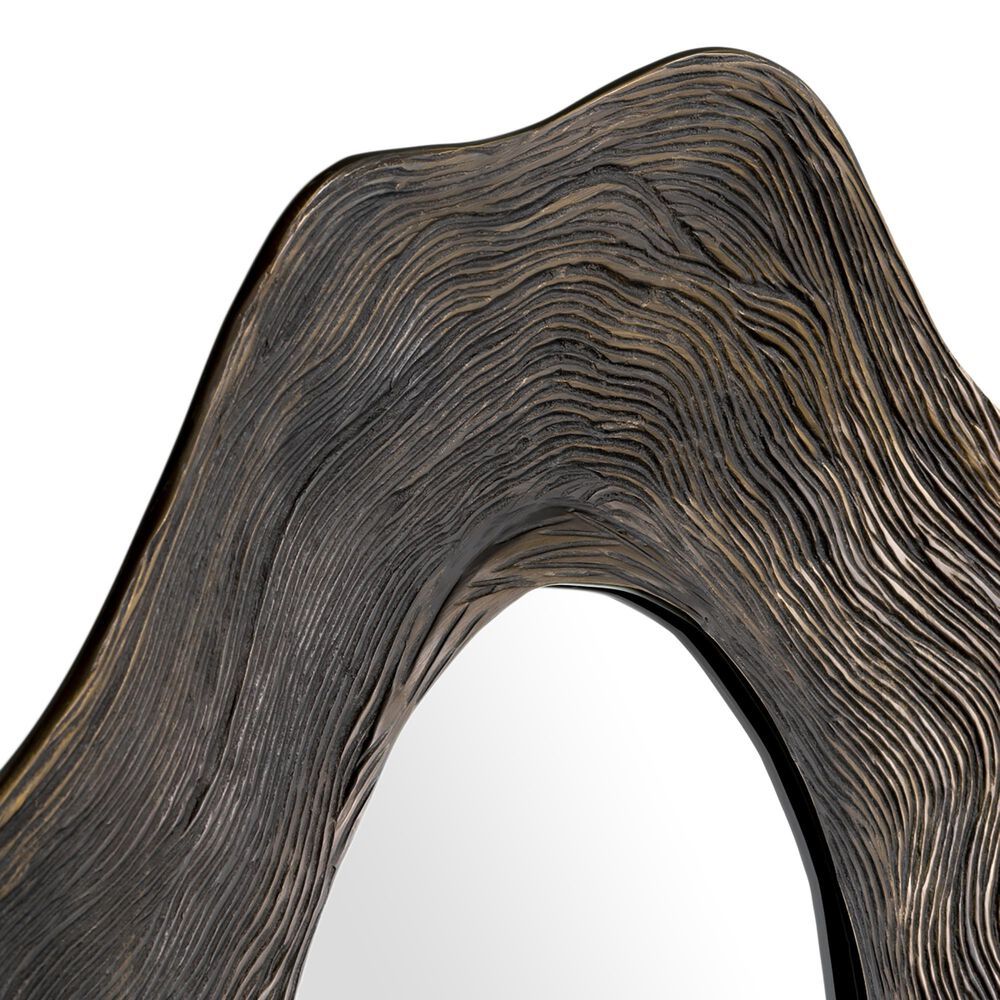 Eichholtz Pavona Wall Mirror in Bronze, , large