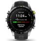 Garmin MARQ 2 Athlete AMOLED Smartwatch Grade 5 Titanium Bezel Case with Silicone Band in Black, , large