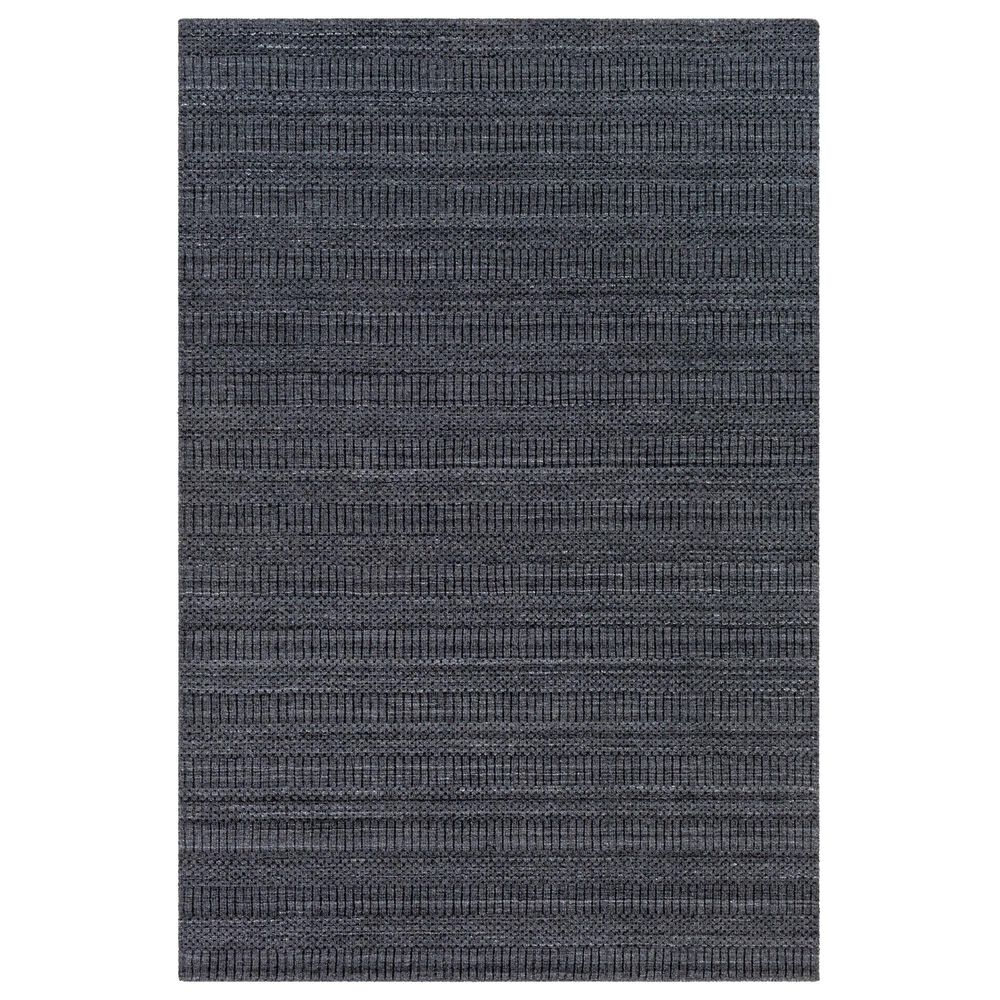 Surya Hickory Charcoal, Black and Gray 10" x 14" Indoor/Outdoor Area Rug, , large