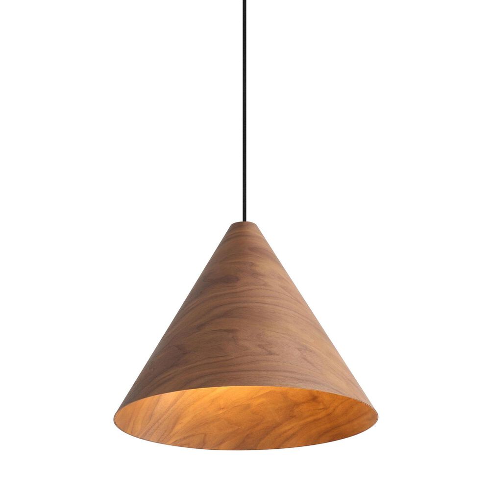 Golden Lighting Conique 2-Light Pendant in Dark Walnut, , large