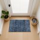 Dalyn Rug Company Soft Essentials Solid Navy 1"8" x 2"6" Indoor/Outdoor Area Rug, , large