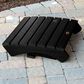 Highwood USA Hamilton Adirondack Chair & Ottoman in Black, , large
