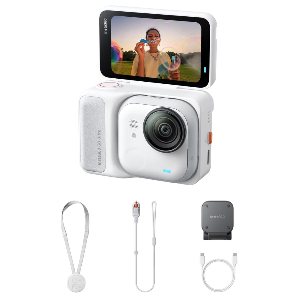 Insta360 GO Ultra Standard Bundle Action Camera in Arctic White, , large