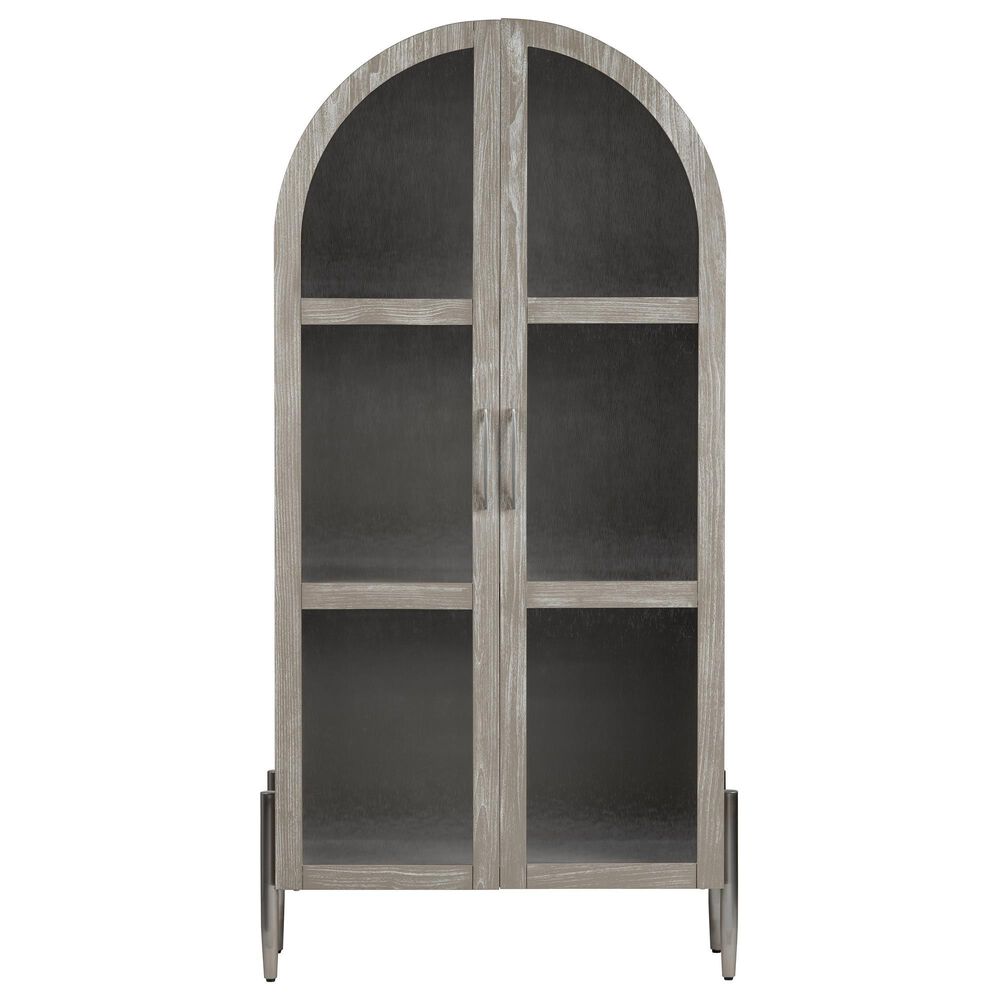 Crestview Collection Finnley Curio Cabinet in Khaki, , large