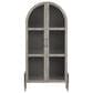 Crestview Collection Finnley Curio Cabinet in Khaki, , large