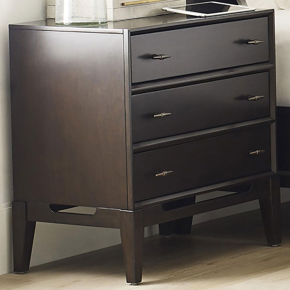 Riva Ridge Sutton 3-Drawer Nightstand in French Roast, , large